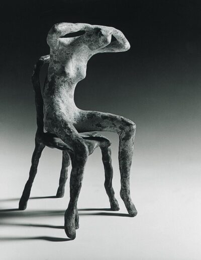 Guido Sotriffer: Seated nude on chair